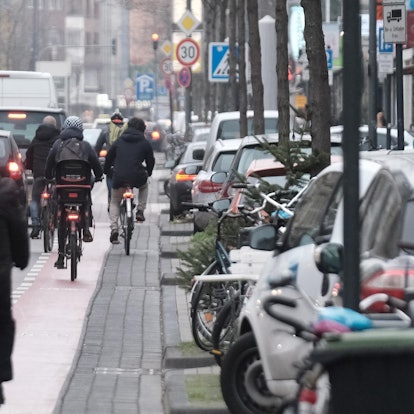 Radfahrer Venloer Straße