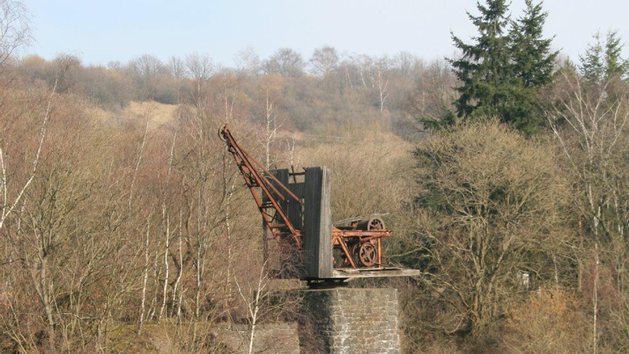 Ettringer Lay - alter Bergbaukran