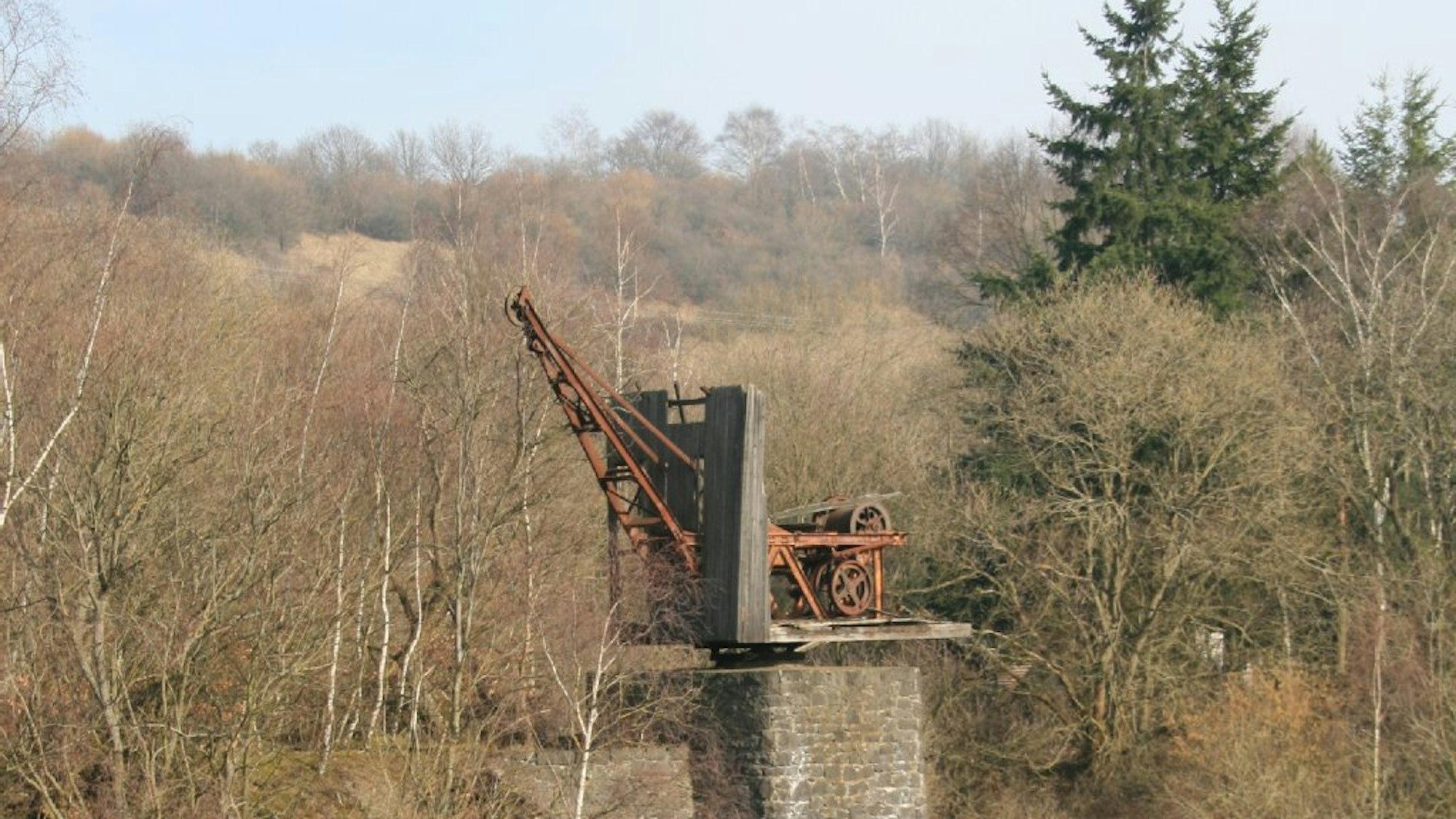 Ettringer Lay - alter Bergbaukran