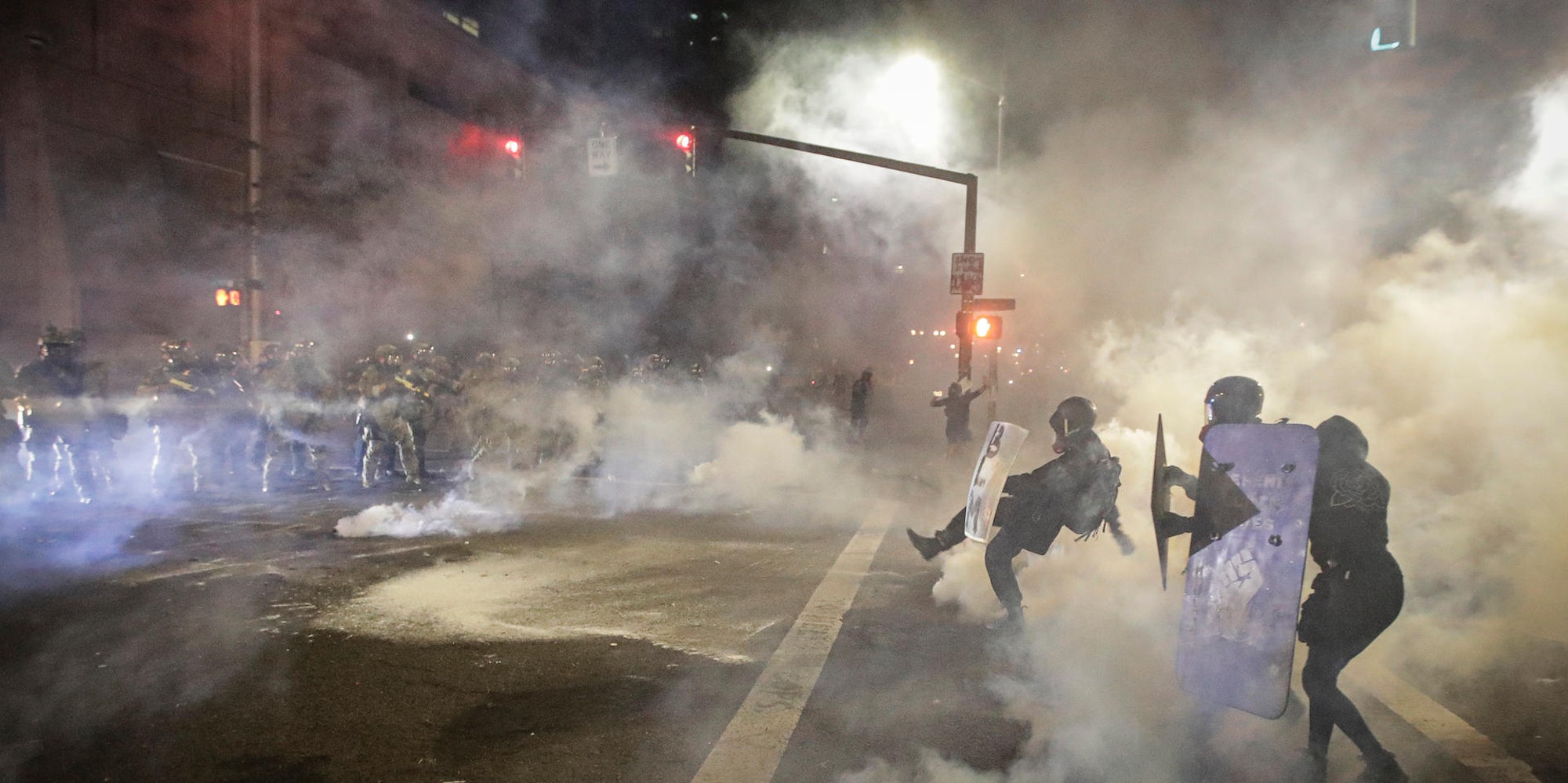 Portland Ausschreitungen ap