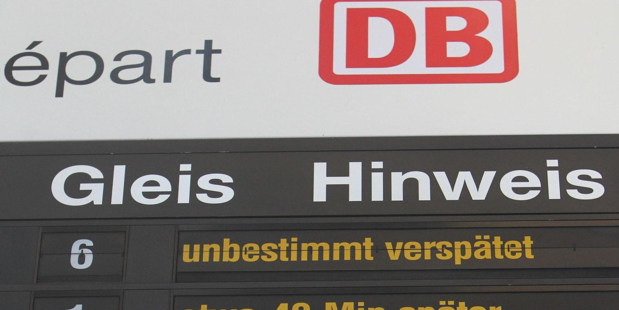 Deutsche Bahn Verspätungen dpa