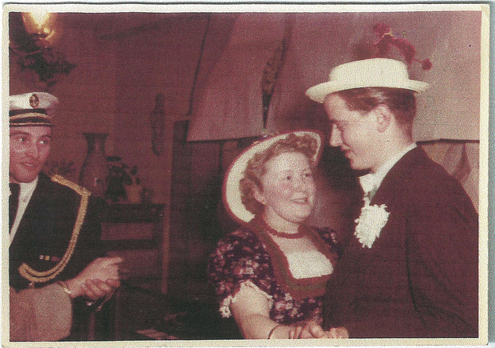 Helma Ruland und ihr damaliger Verlobter beim Karneval