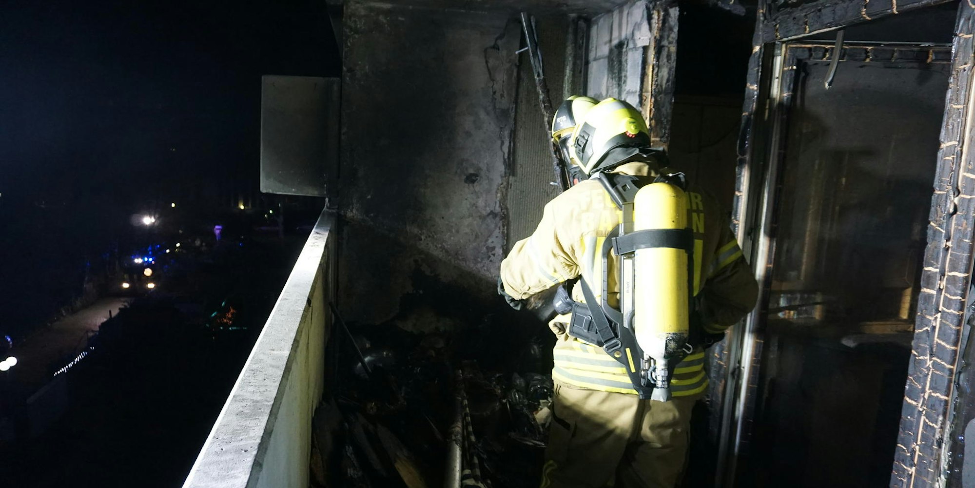 Hochhausbrand Ratingen