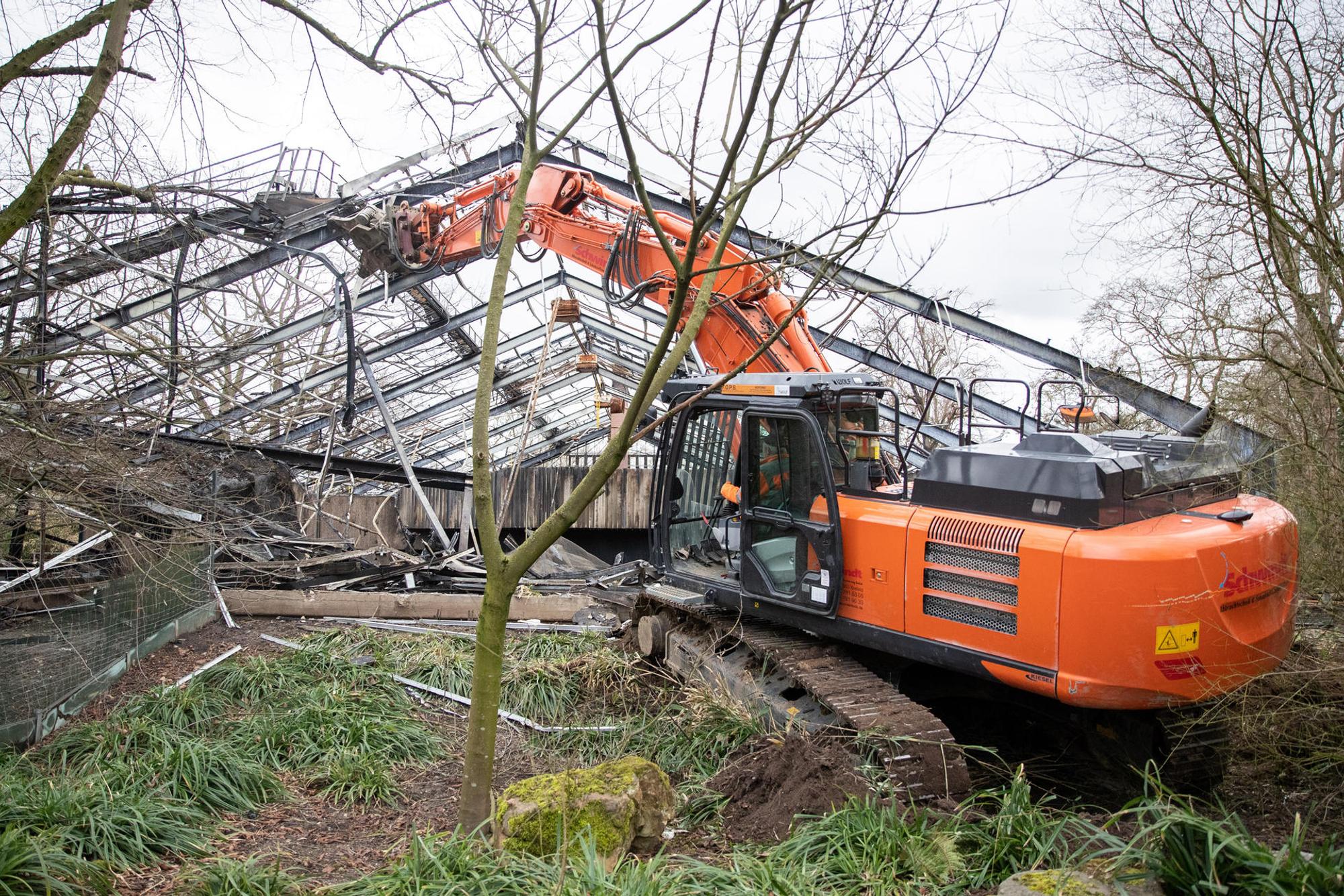 Abrissarbeiten Krefeld