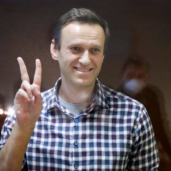 Nawalny Peace Zeichen