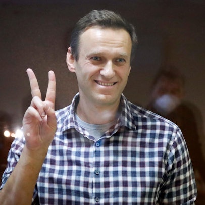 Nawalny Peace Zeichen