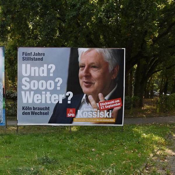 wahlplakat reker kossiski