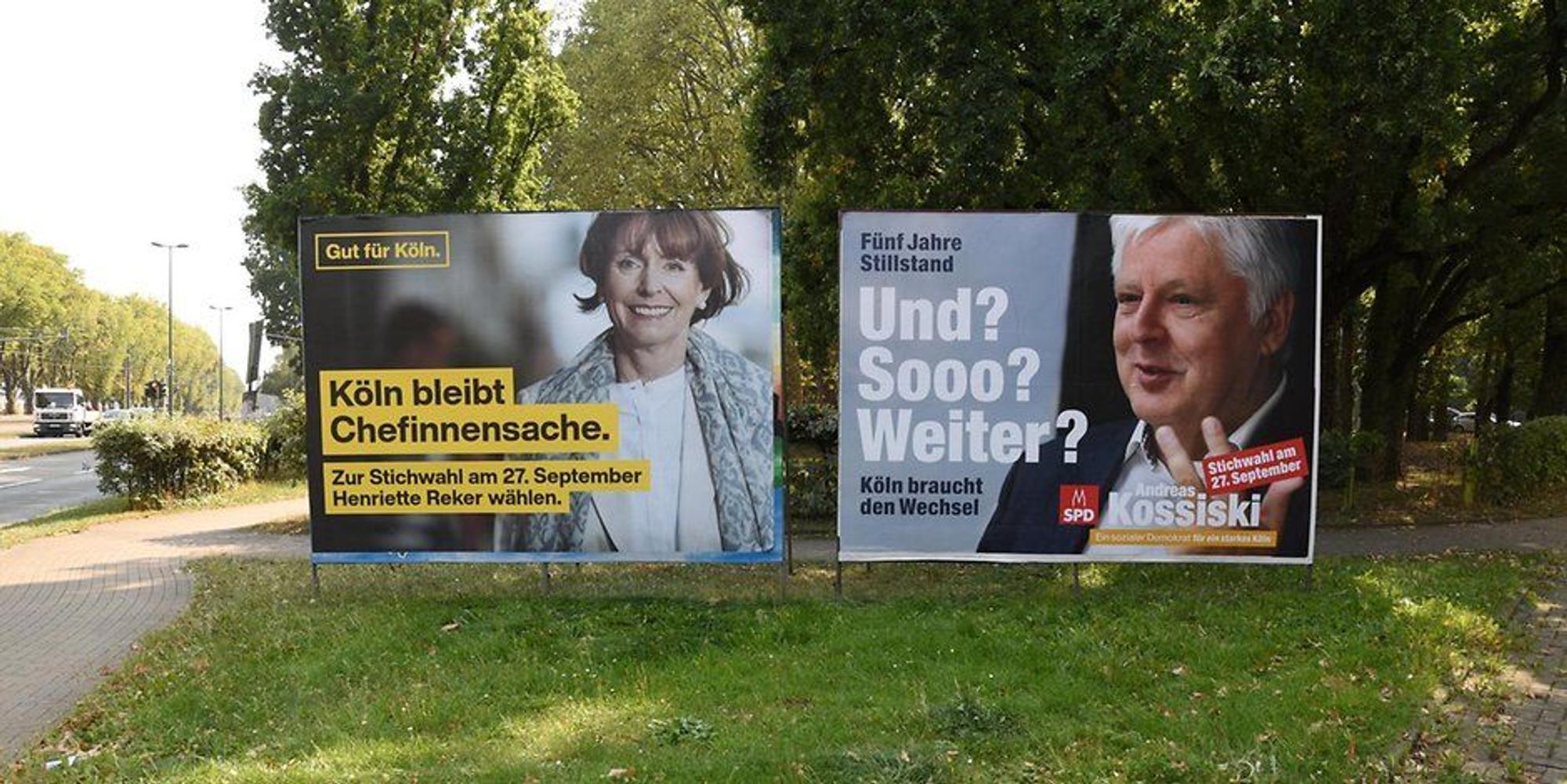 wahlplakat reker kossiski