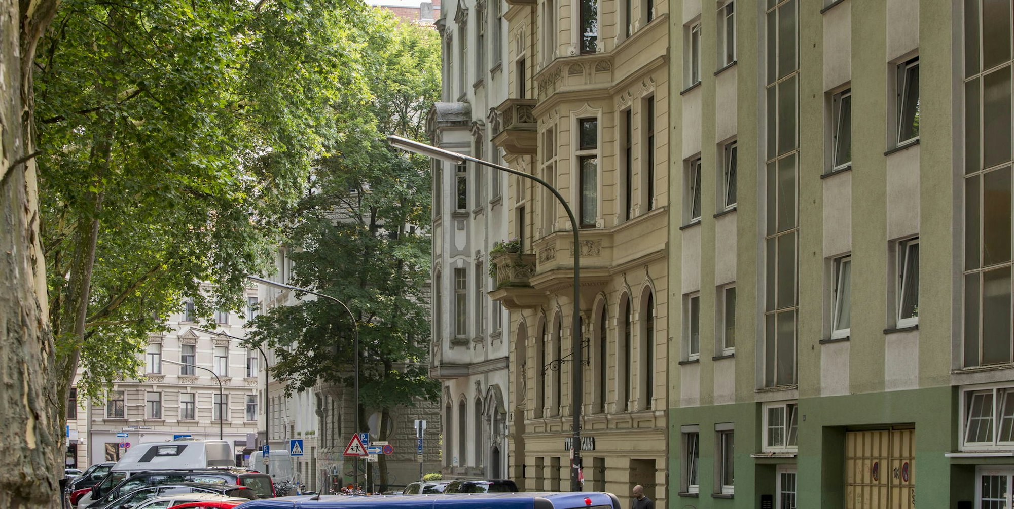 Häuserfassaden am Rathenauplatz