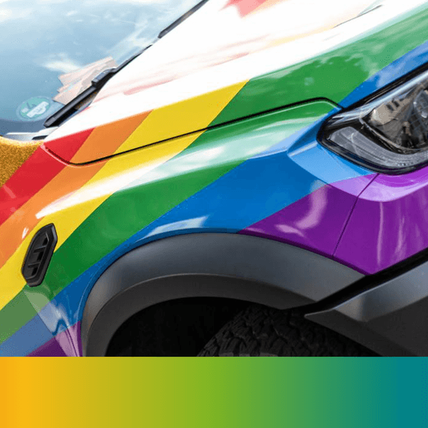 Regenbogen-Pick-up