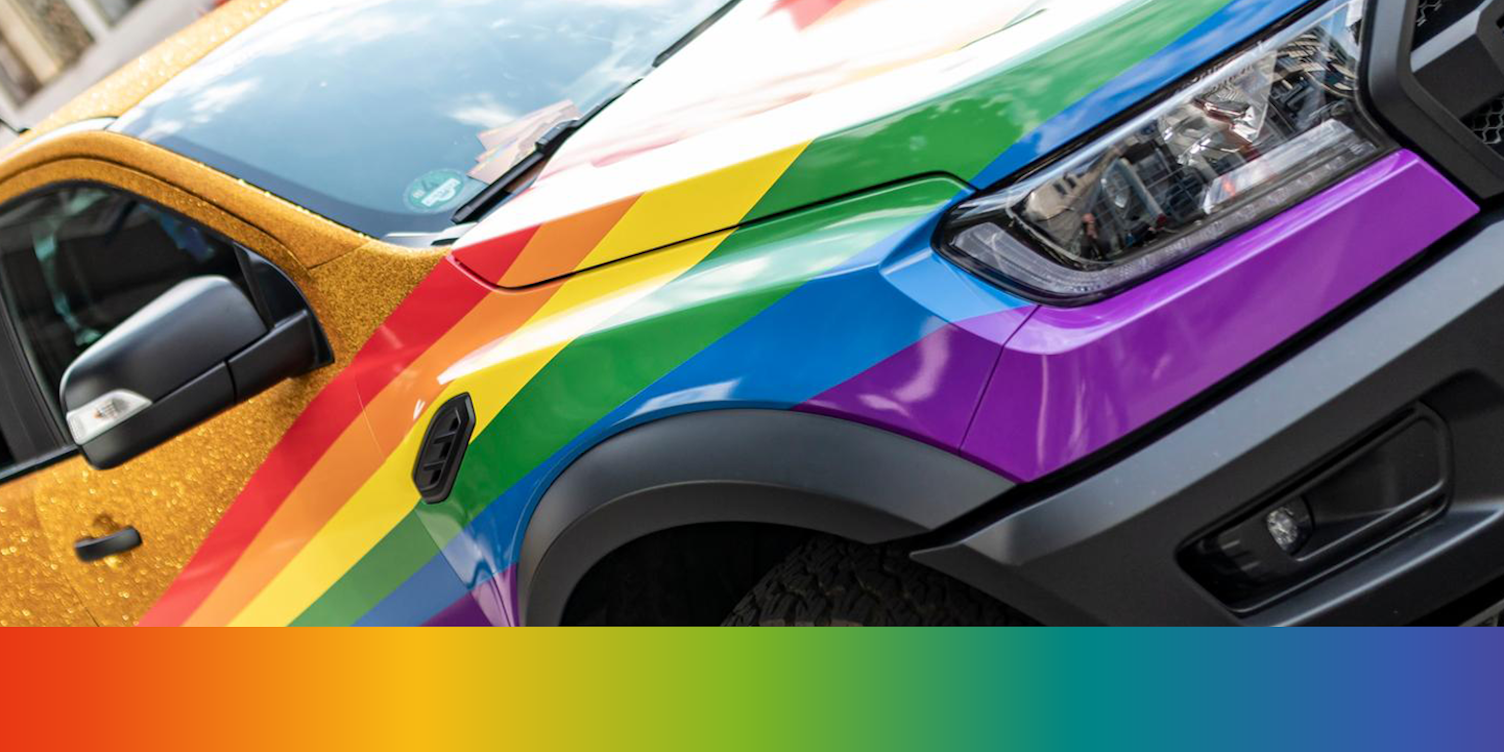 Regenbogen-Pick-up