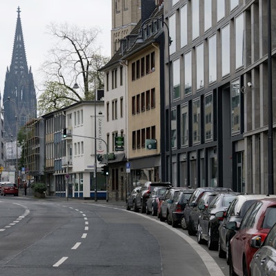 Köln Corona leere Straßen
