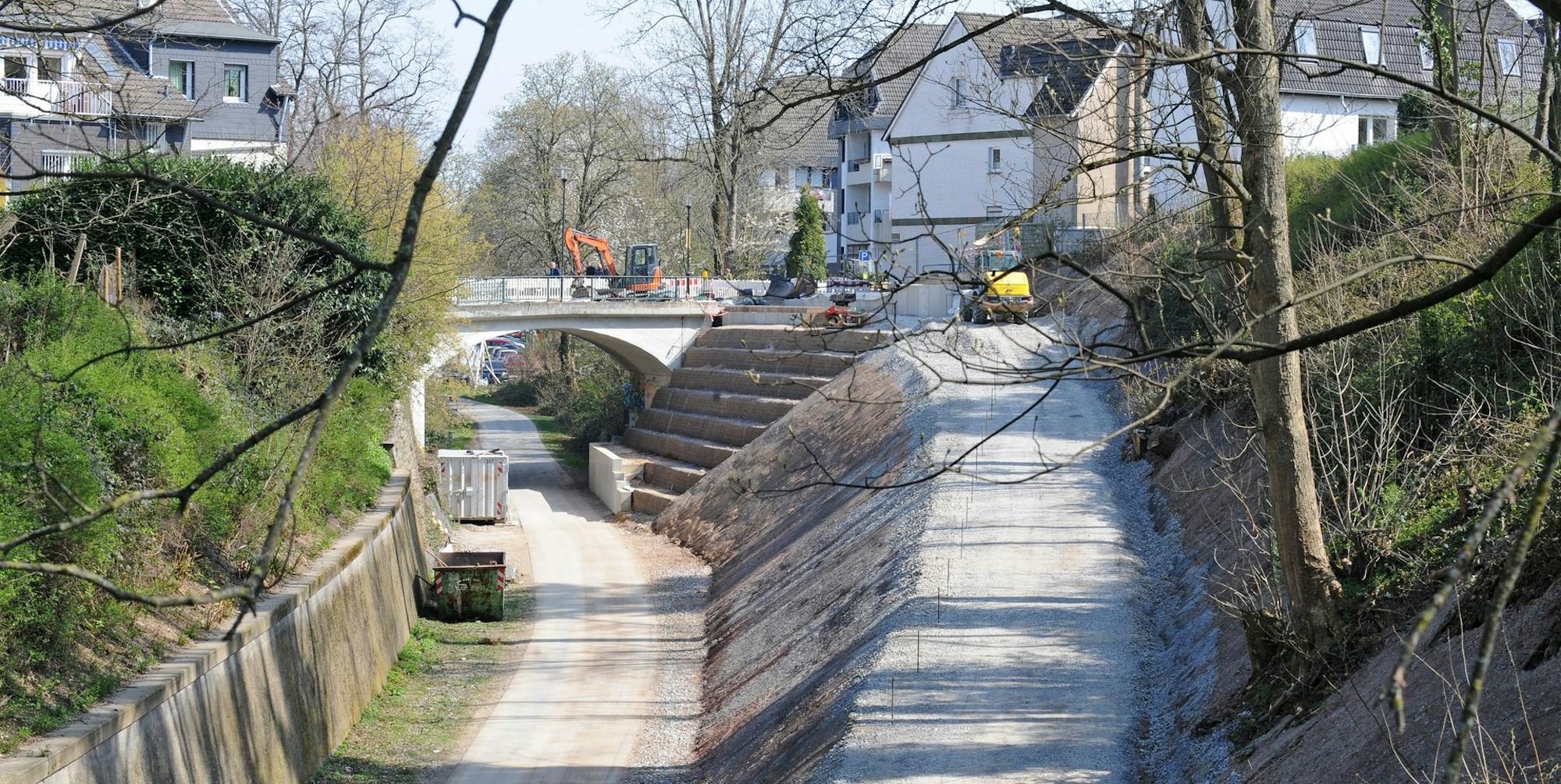 Fahrradrampe Burscheid Balkantrasse