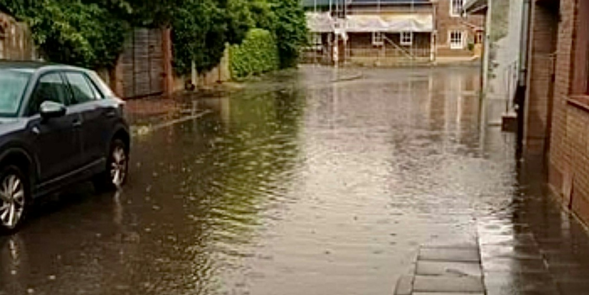 Erftstadt Starkregen Symbol