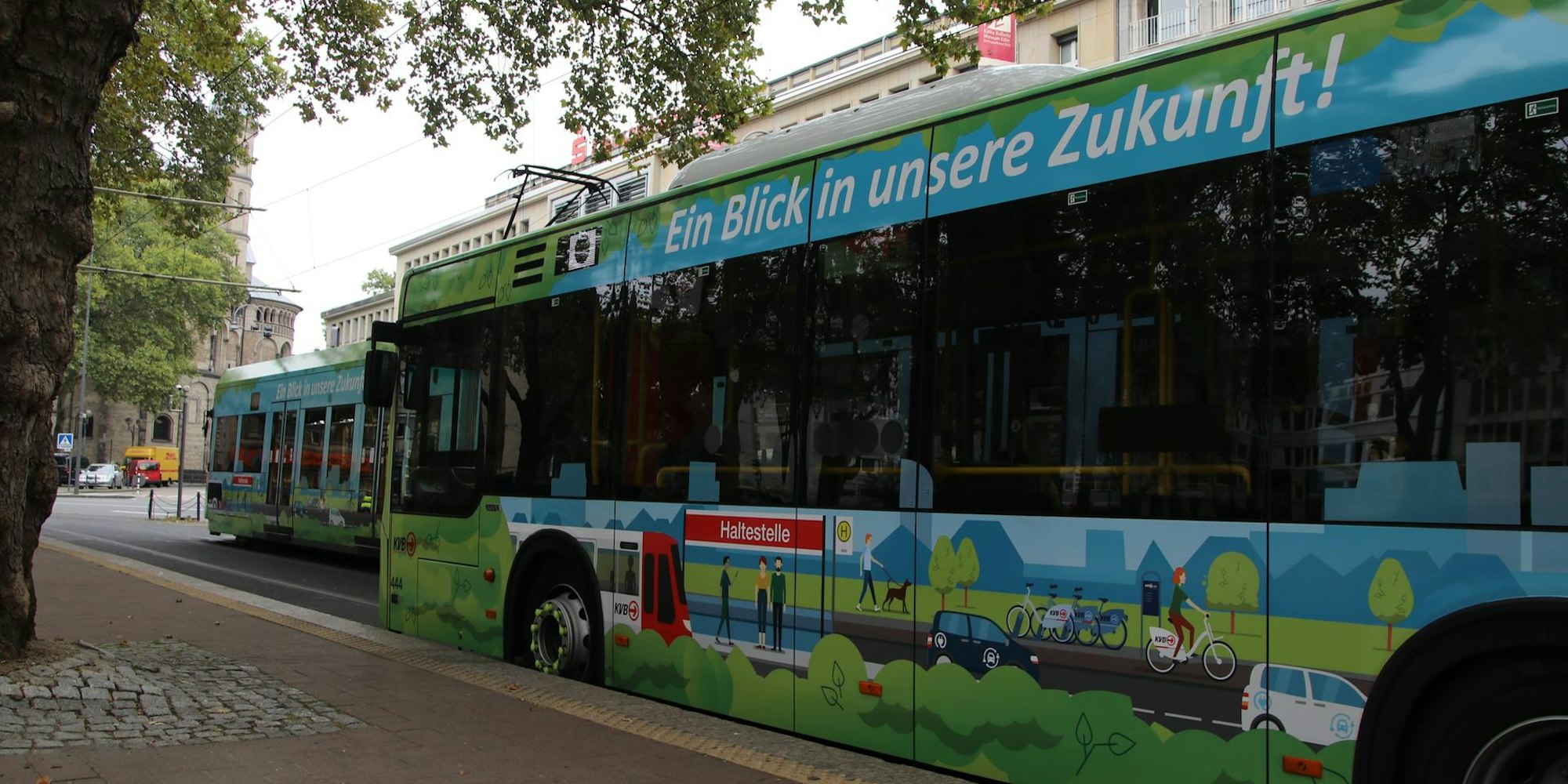 Klimaschutz - KVB-Kampagne - Bus und Stadtbahn - 01 - Bild Stephan Anemueller