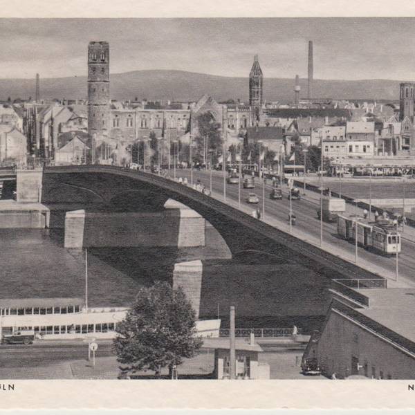 Deutzer Brücke_um 1950
