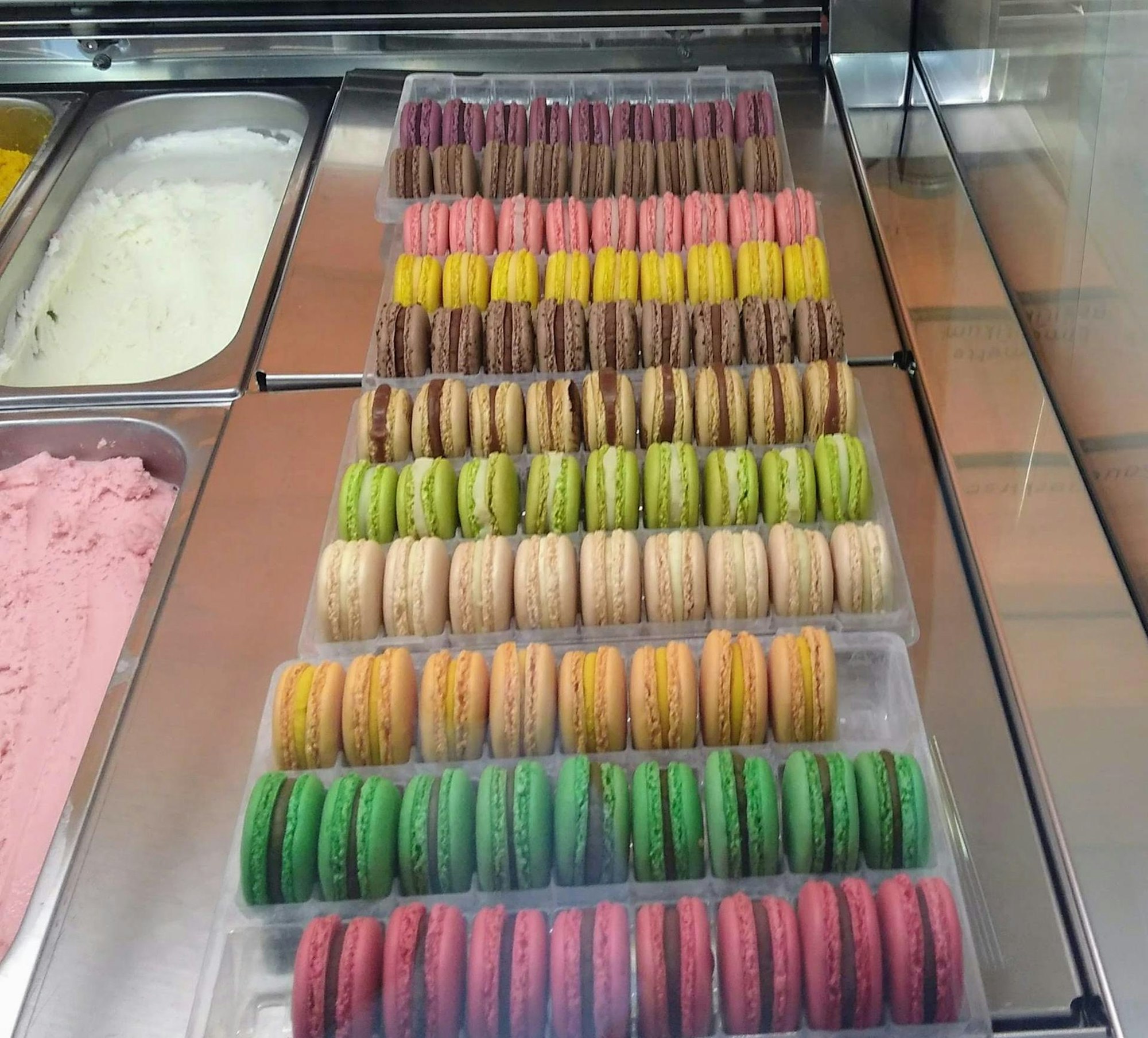 Schmelzpunkt Macarons Eisladen Reiche