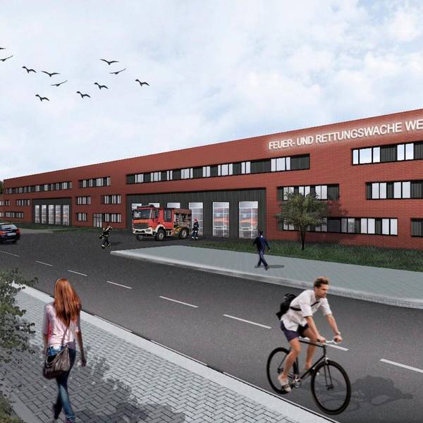 Pläne Feuerwache Wesseling