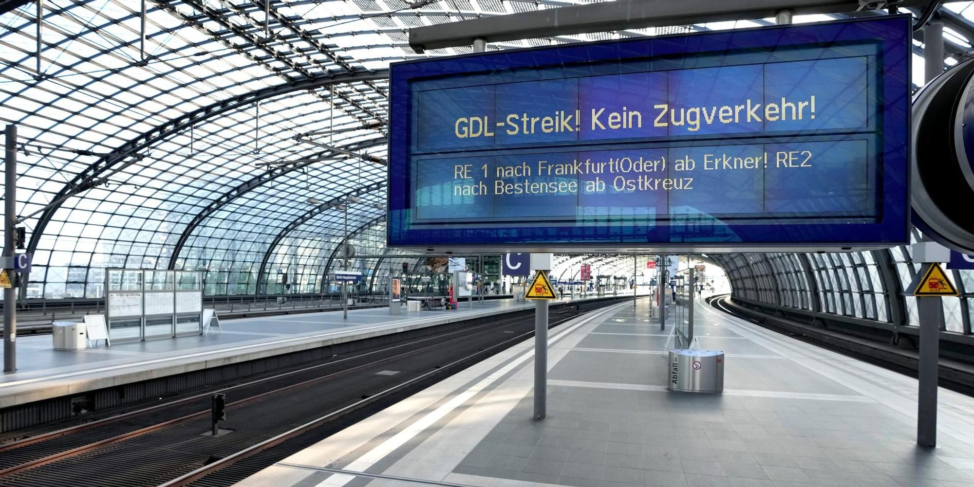 GDL Bahnstreik