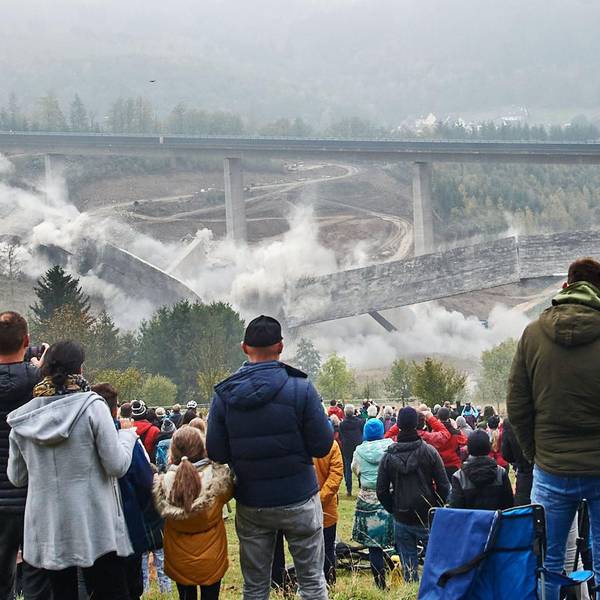 Brücke Sprengung