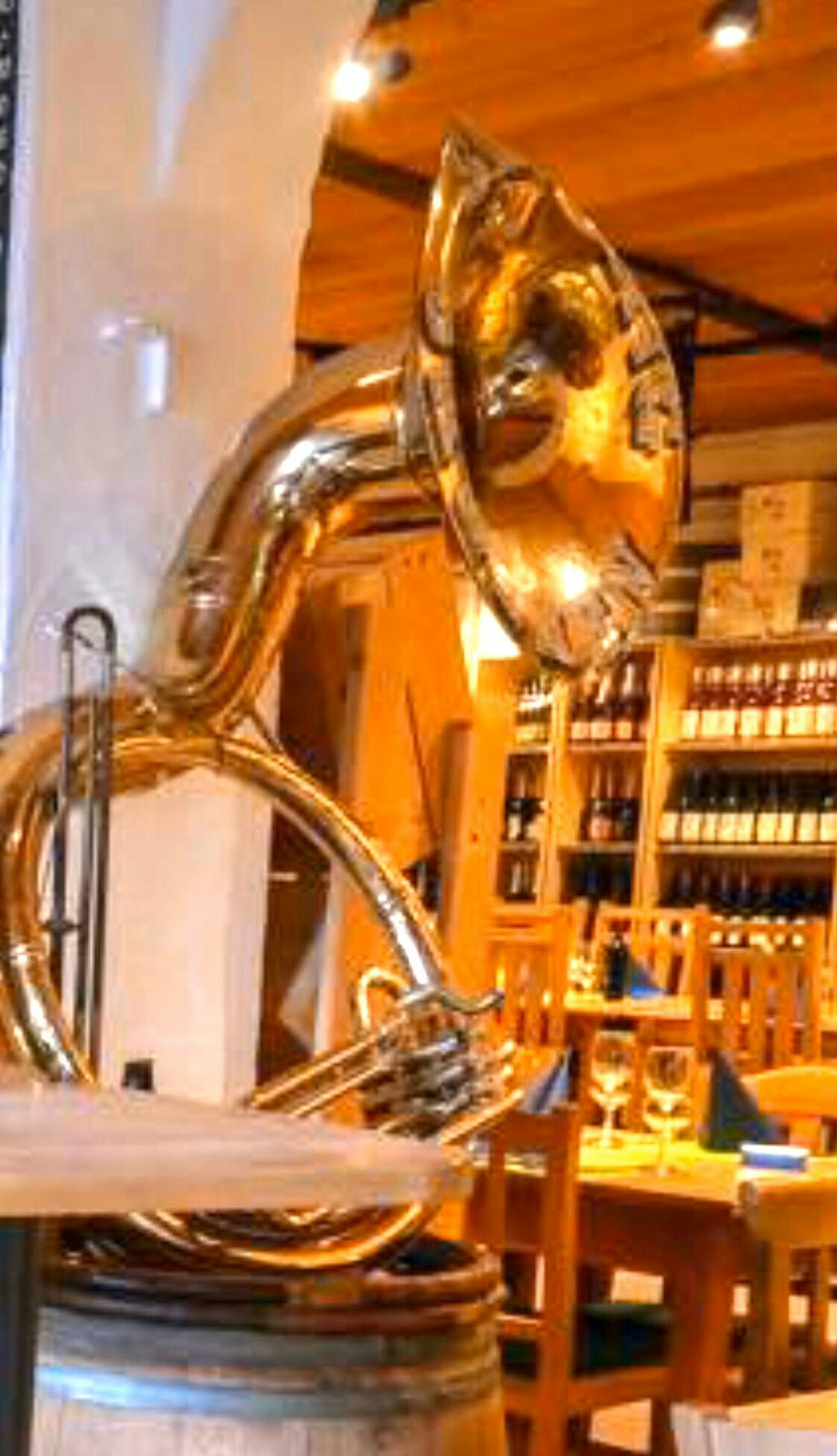 sues geklautes Sousaphon Foto Walterscheidt