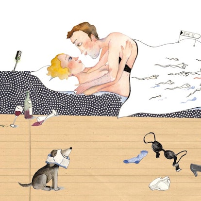 Aufklärung Paar Bett Sex