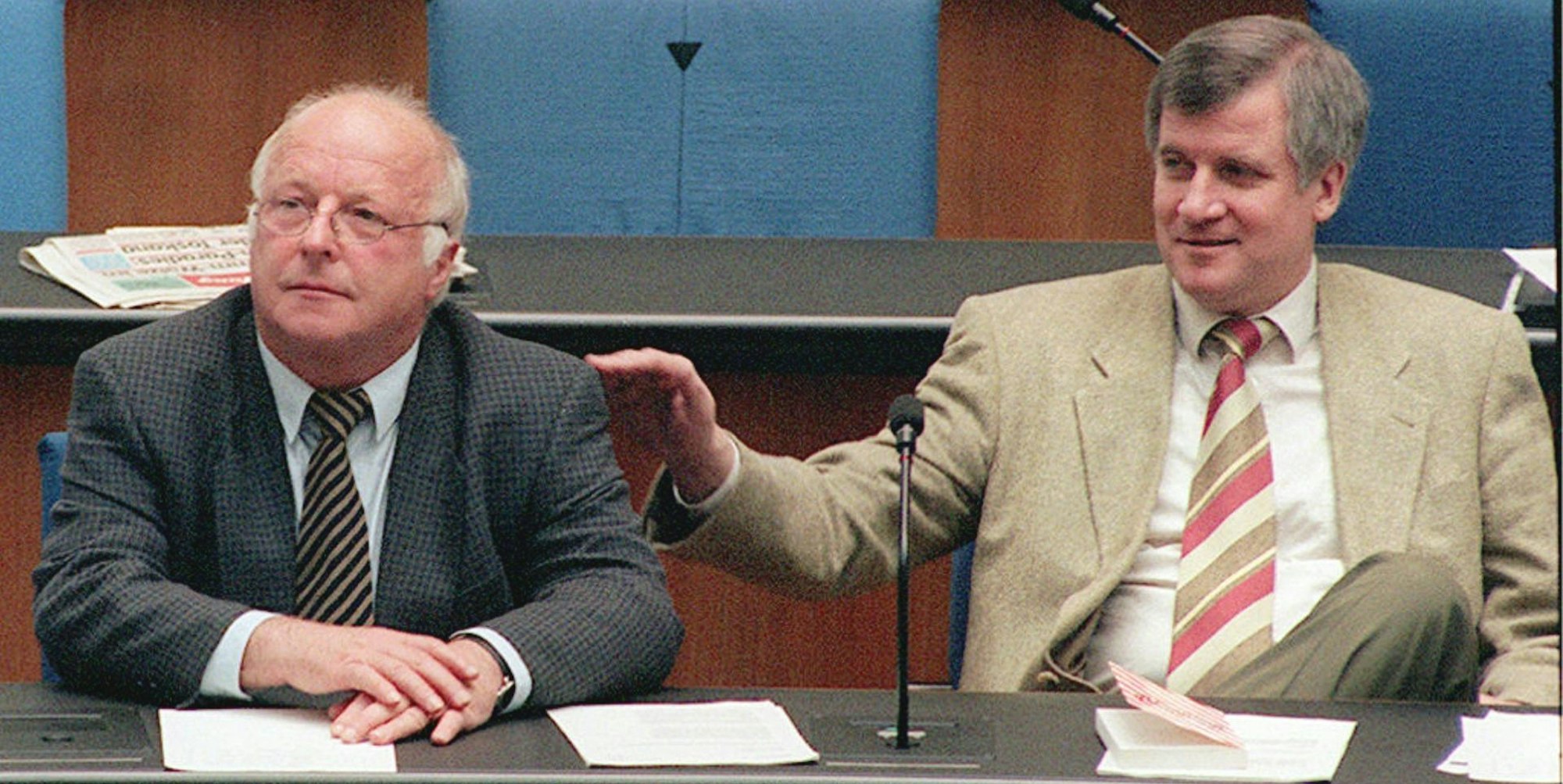 Seehofer und Blüm (neunziger?) dpa