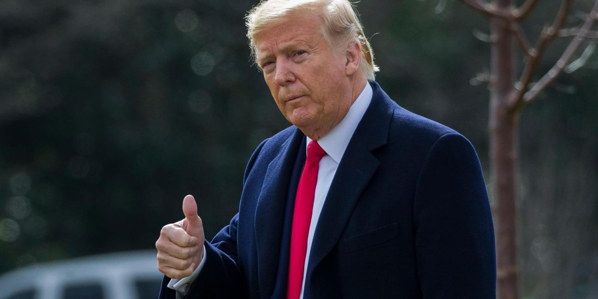 Donald Trump Daumen