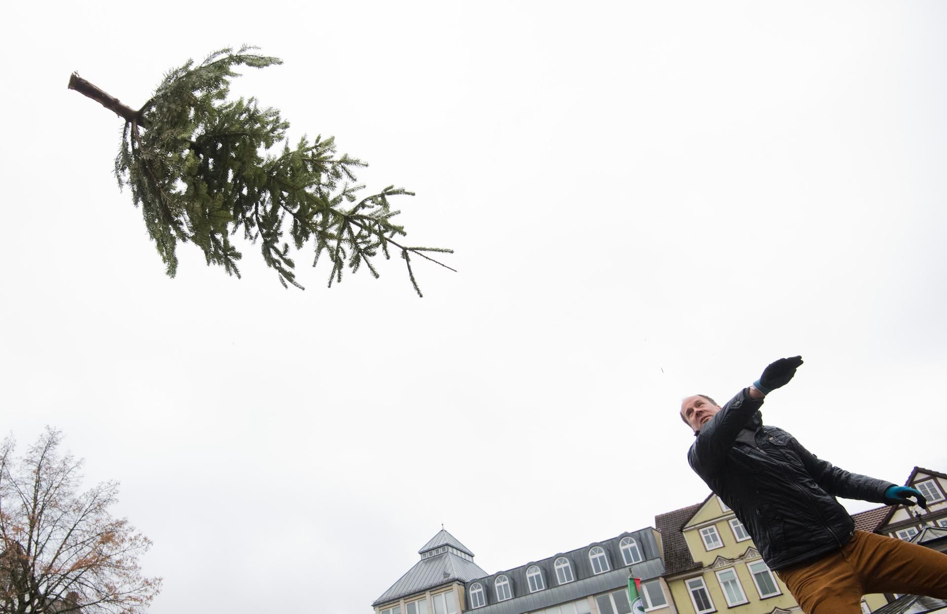 weihnachtsbaum werfen symbol