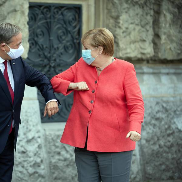 Merkel und Laschet