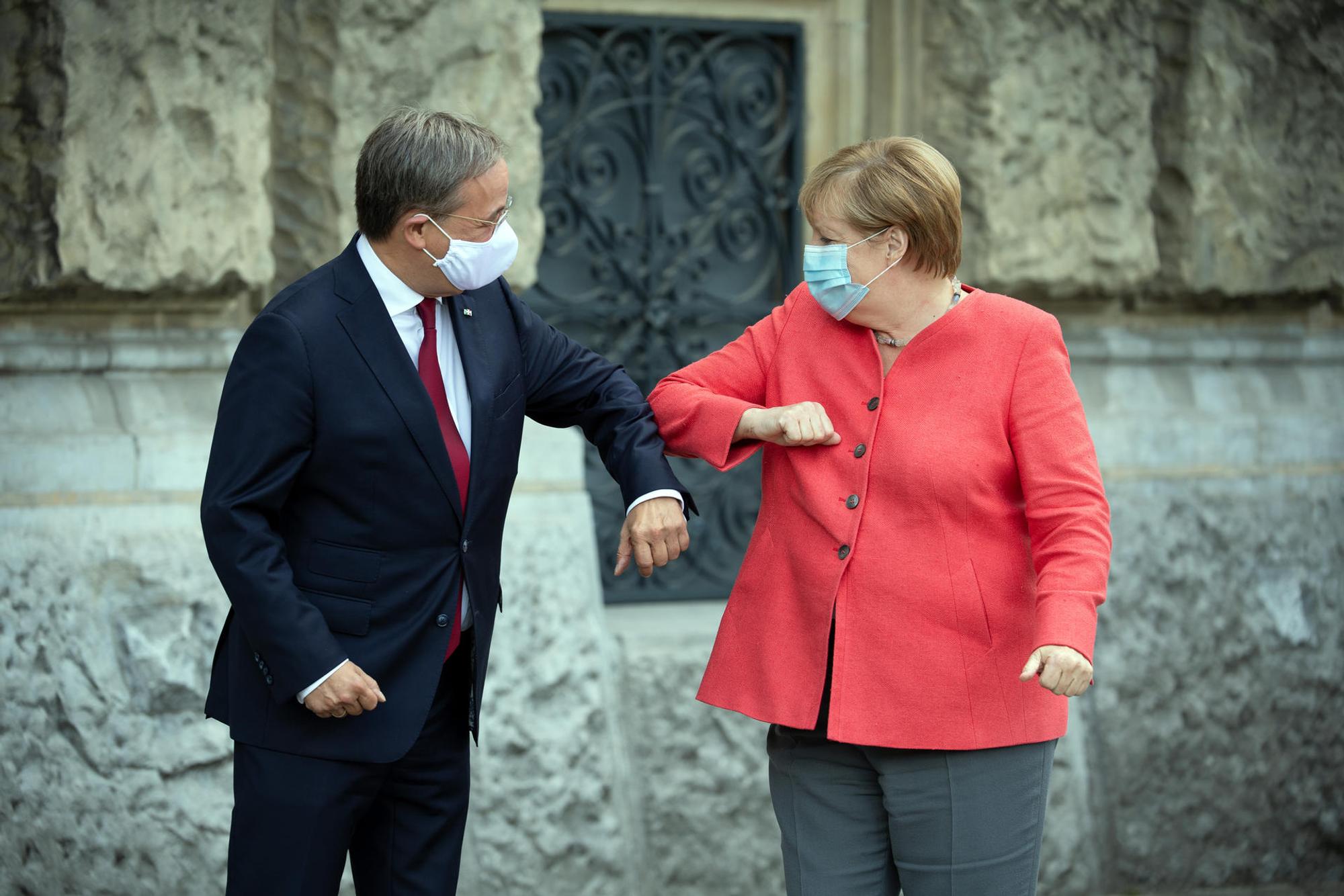 Merkel und Laschet