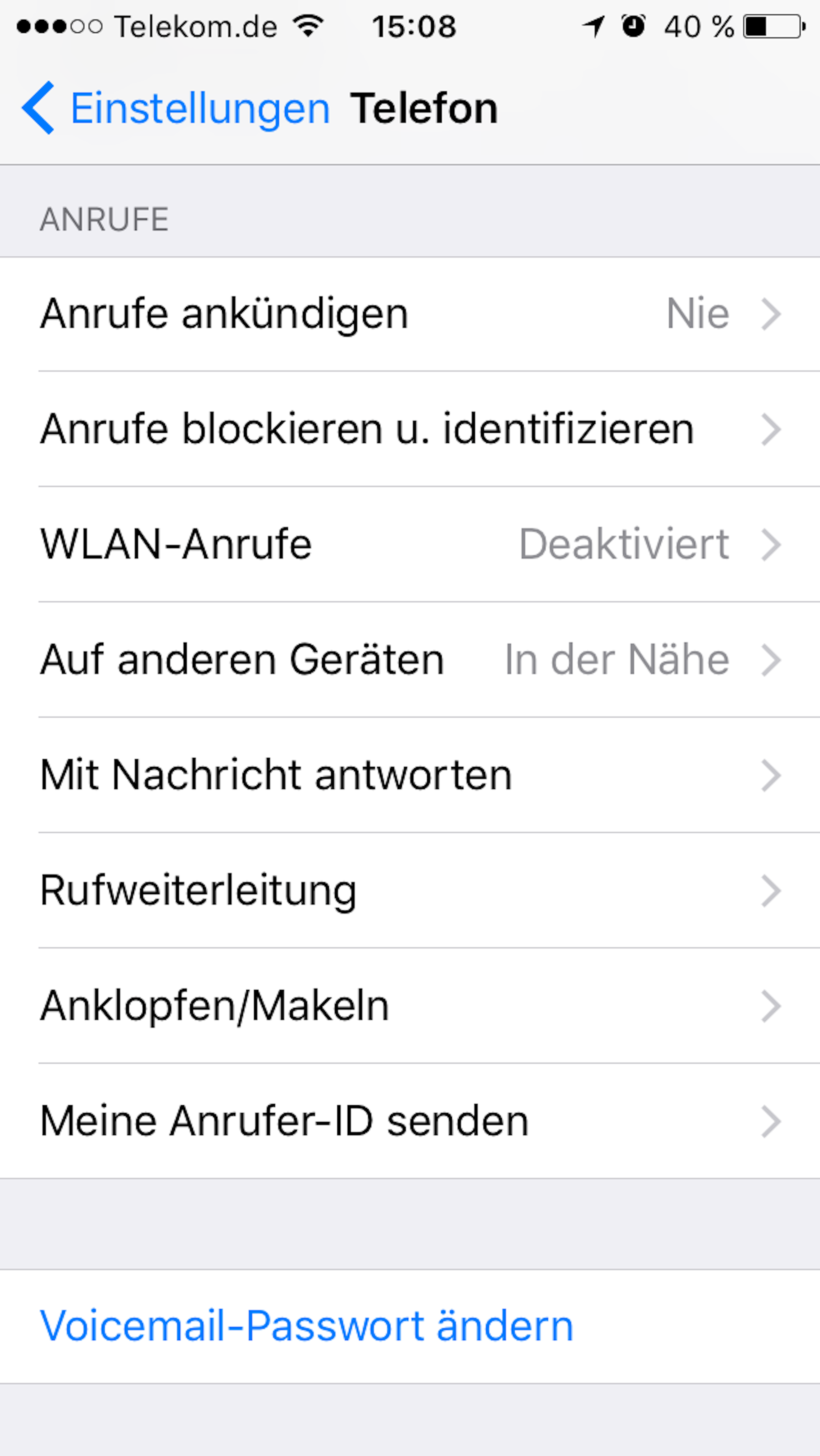 Nummer unterdrücken IPhone