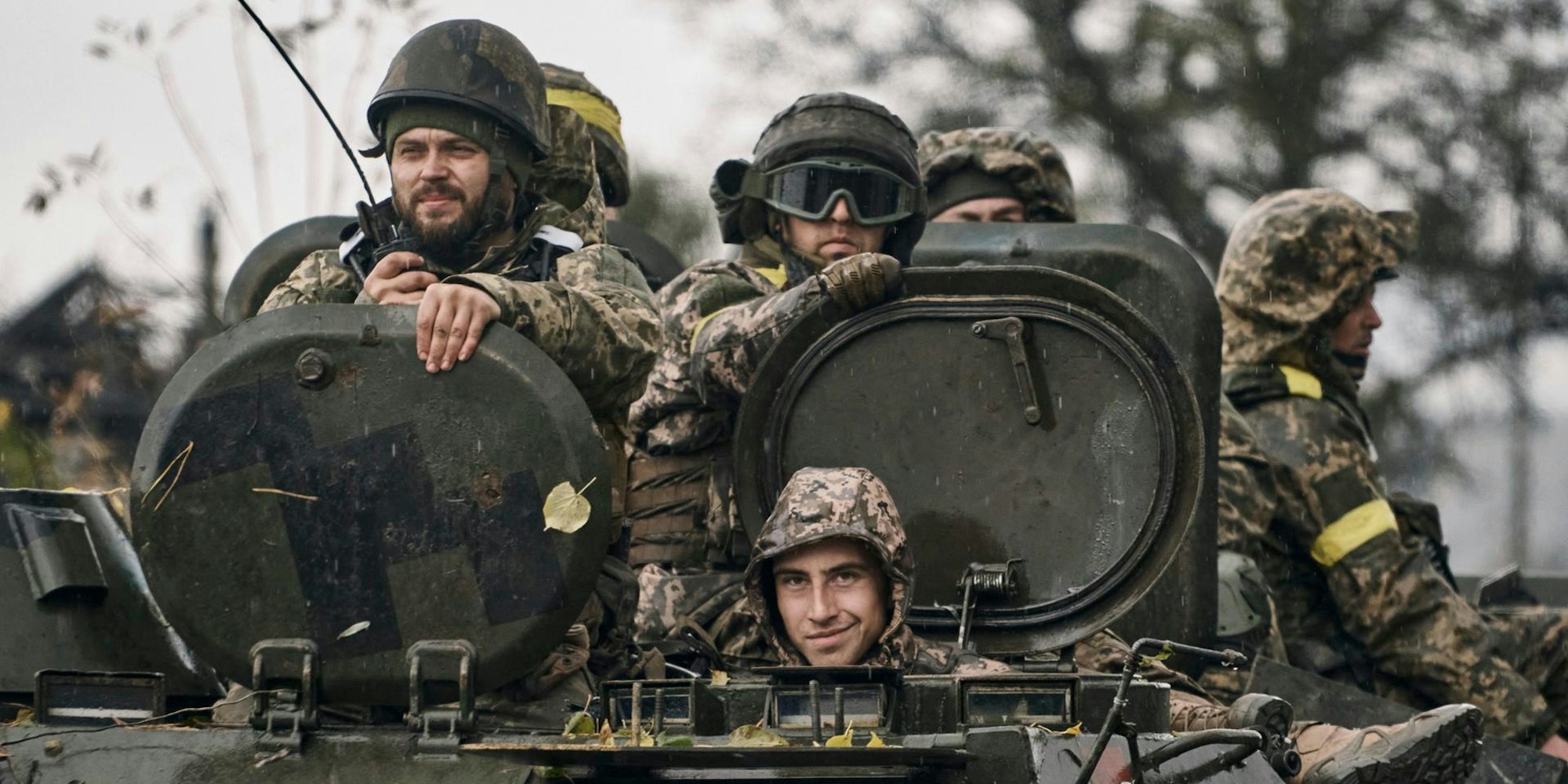 Ukrainische Soldaten