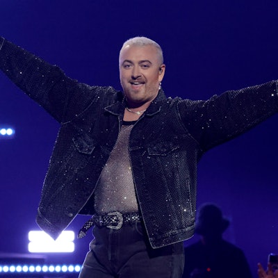 Sam Smith beim iHeartRadio Music Festival 2022 in der T-Mobile Arena am 23. September 2022 in Las Vegas, Nevada.
