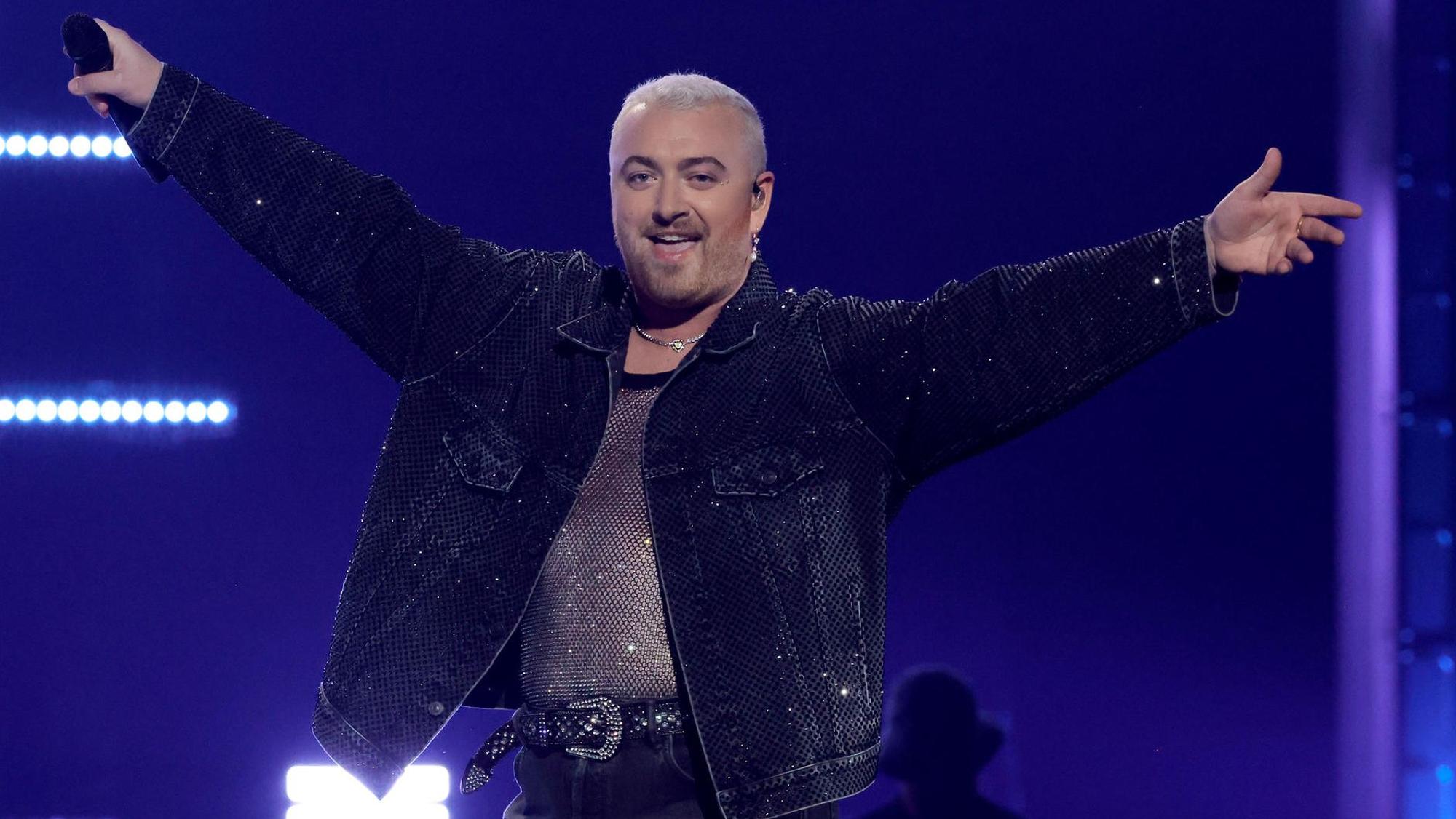 Sam Smith beim iHeartRadio Music Festival 2022 in der T-Mobile Arena am 23. September 2022 in Las Vegas, Nevada.