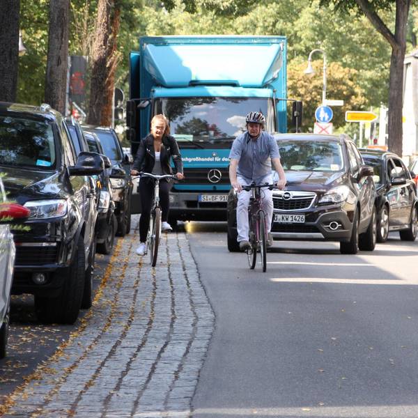 Frankfurter Straße Selbstversuch Fahrrad_1