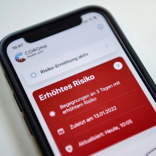 rote corona warn app