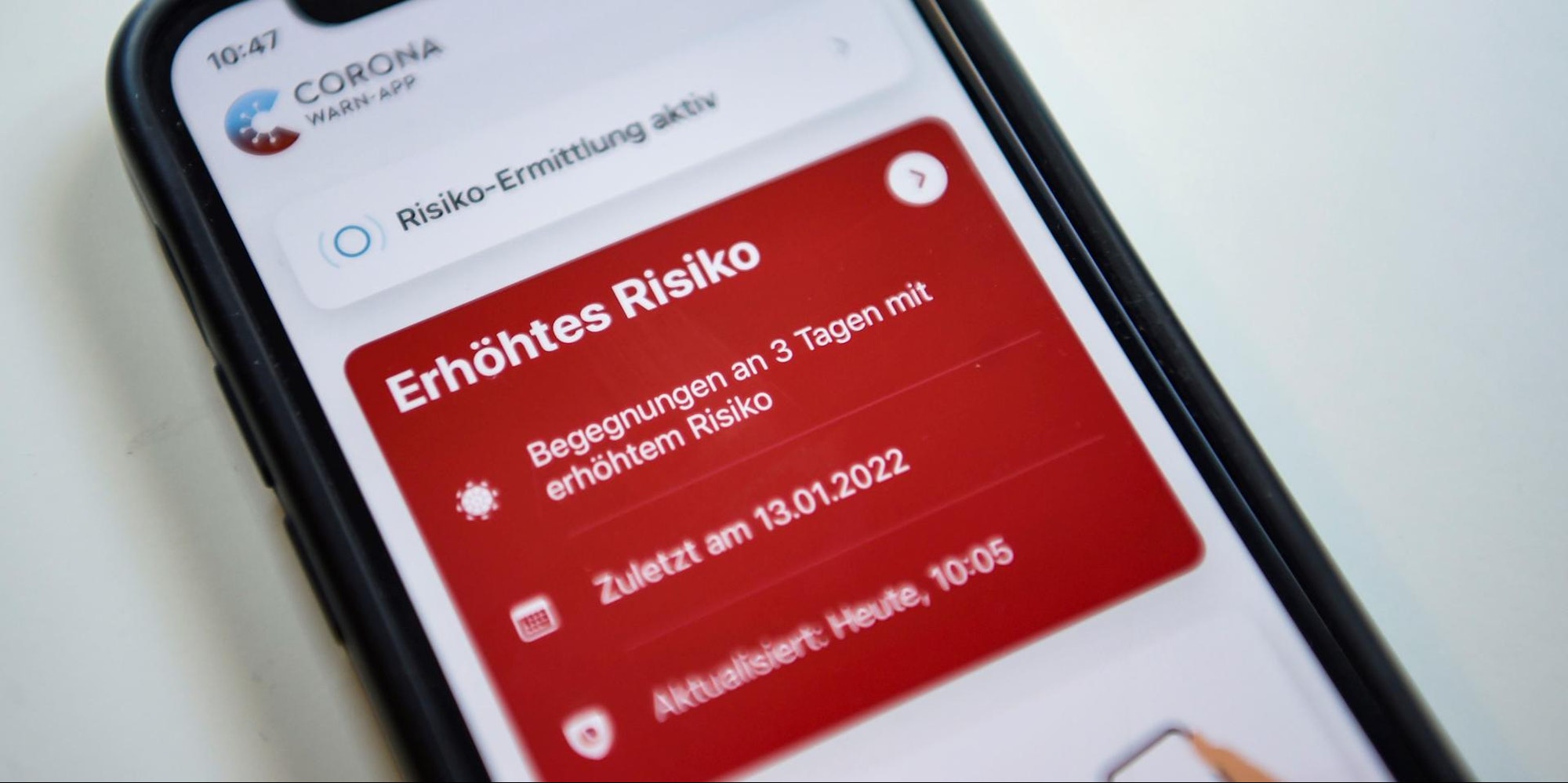 rote corona warn app