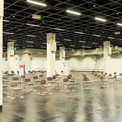 Impfzentrum Wartebereich