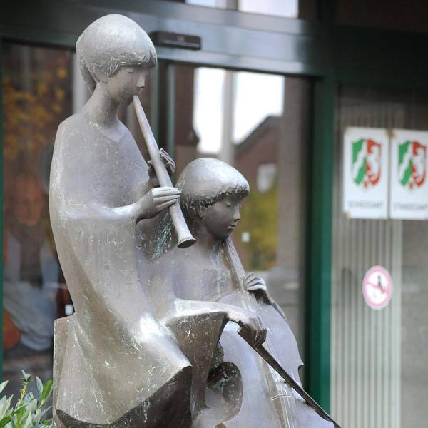 Skulptur Musizierende Kinder Werner Franzen Burscheid