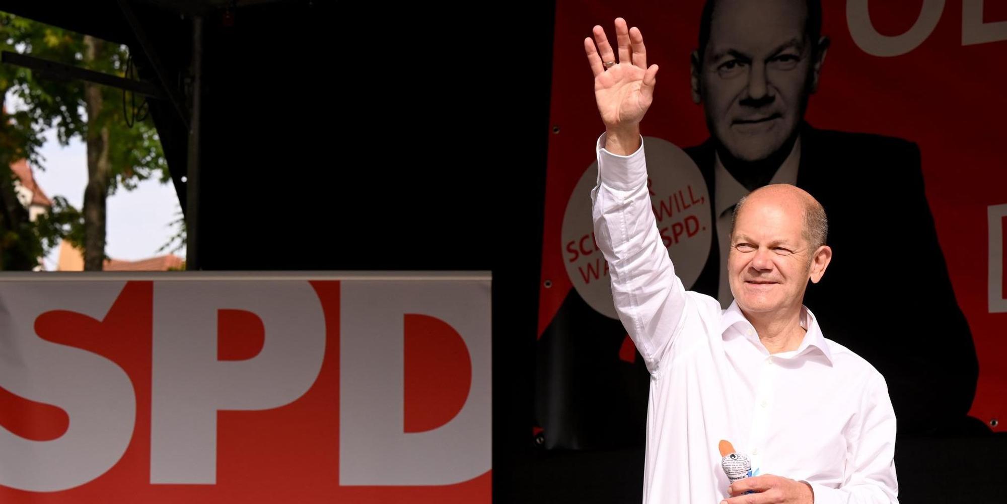 Olaf Scholz Wahlkampf 210921