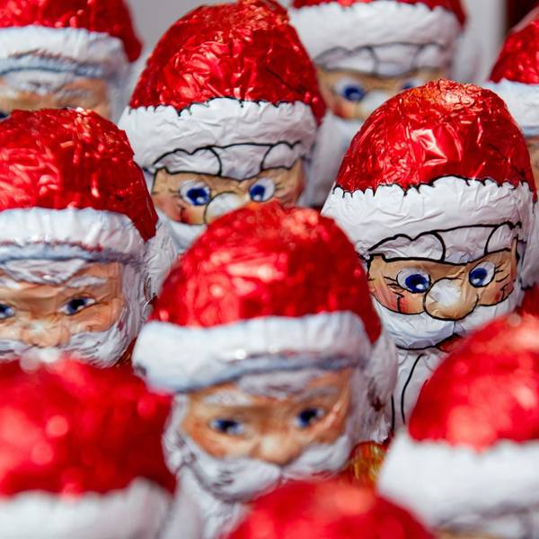 Schoko Weihnachtsmänner