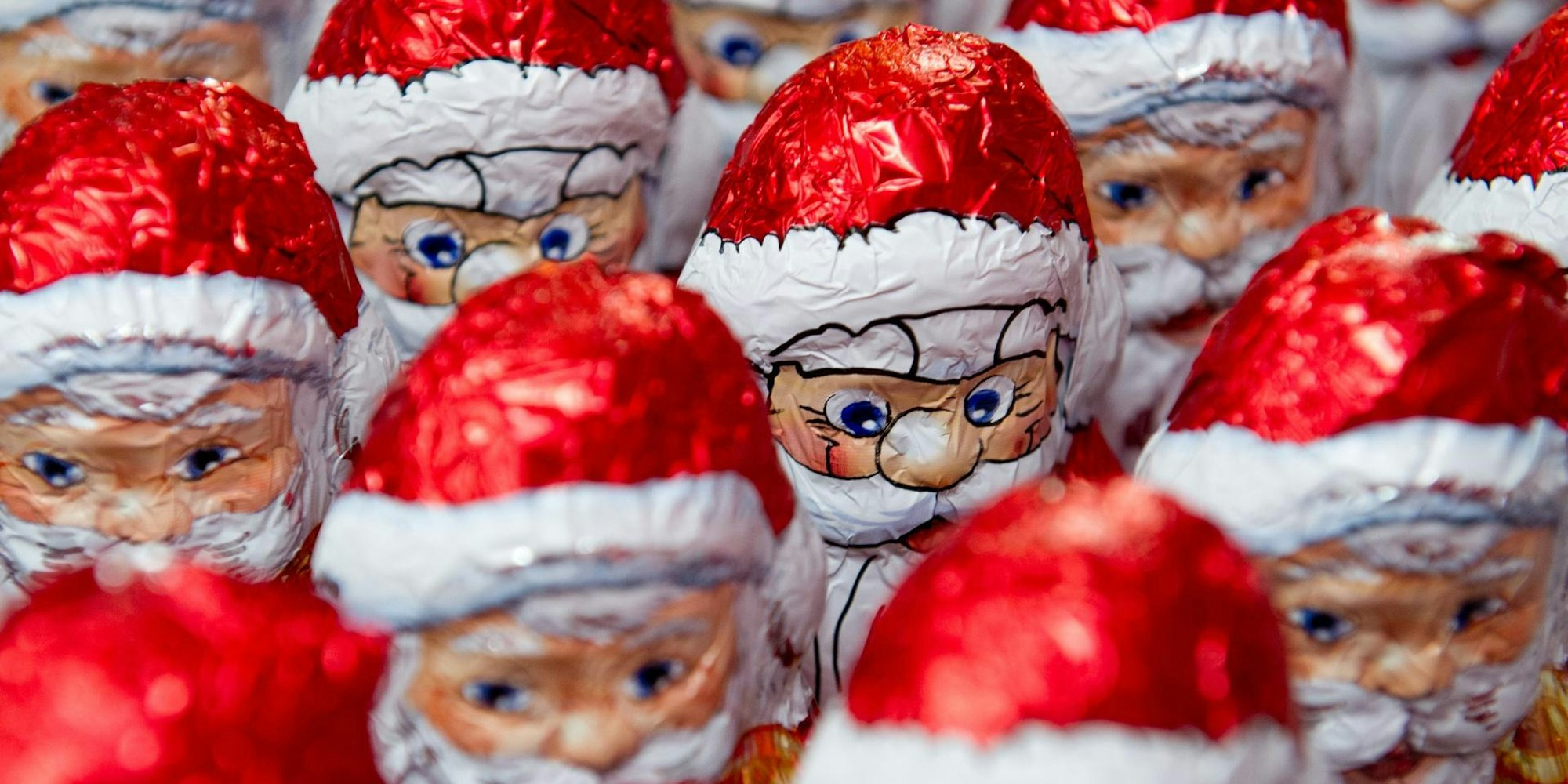 Schoko Weihnachtsmänner
