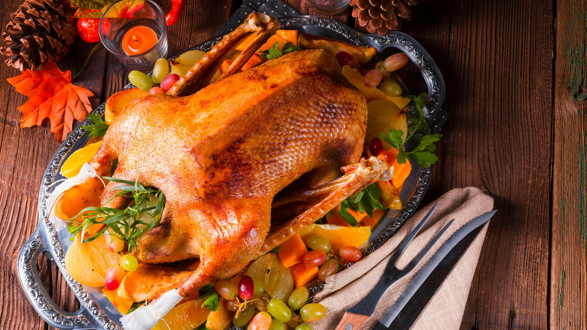 Gänsebraten mit Beilagen Getty