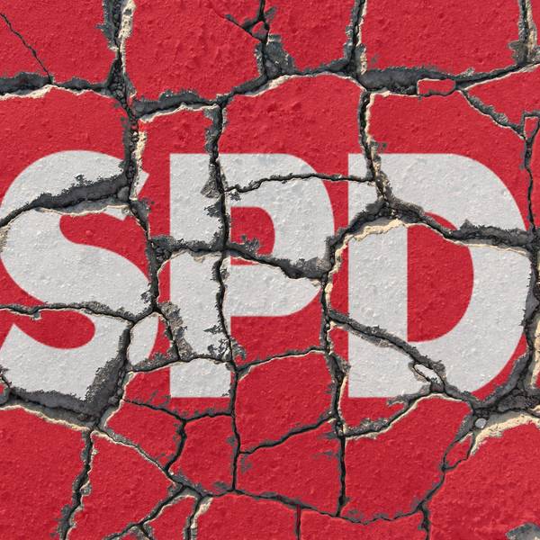 SPD mit Rissen