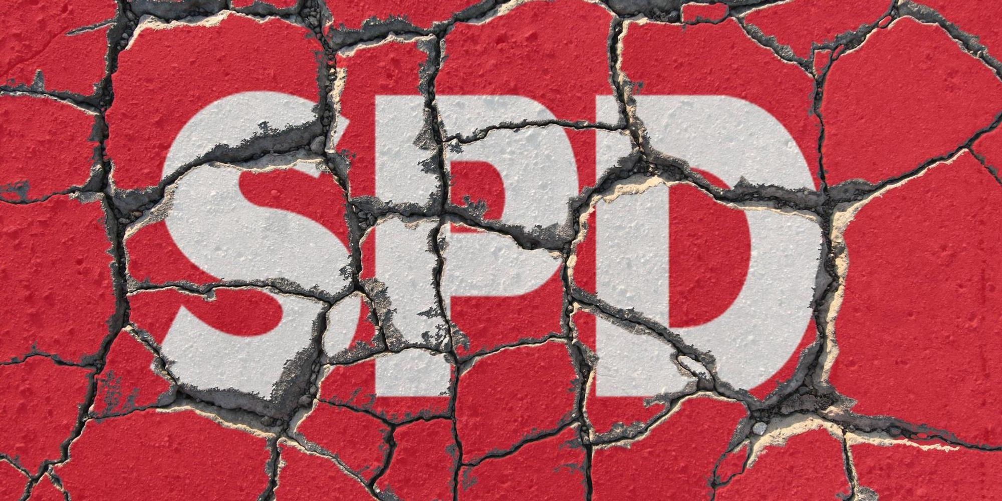 SPD mit Rissen