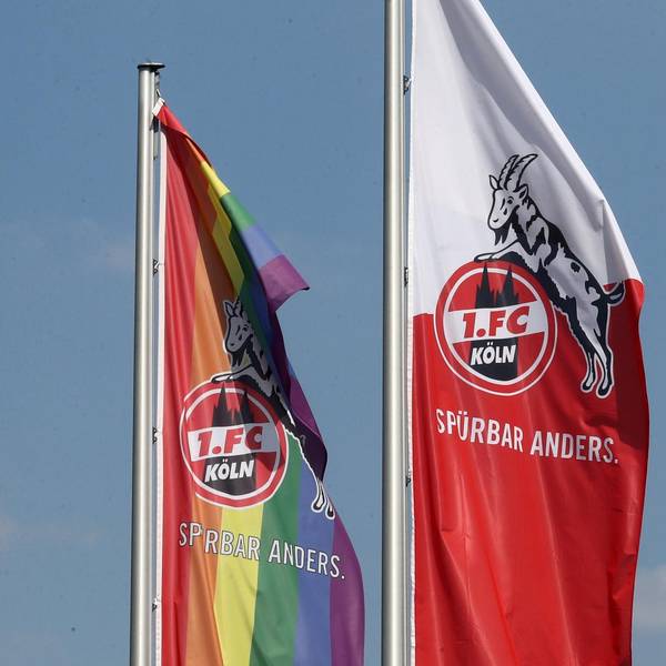 Fahnen 1. FC Köln Symbolbild