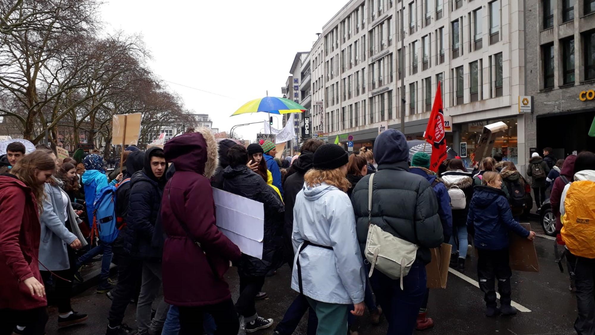 Demozug richtung heumarkt