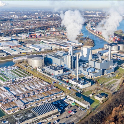 Rhein-Energie Heizkraftwerk Niehl 3 in Köln Niehl