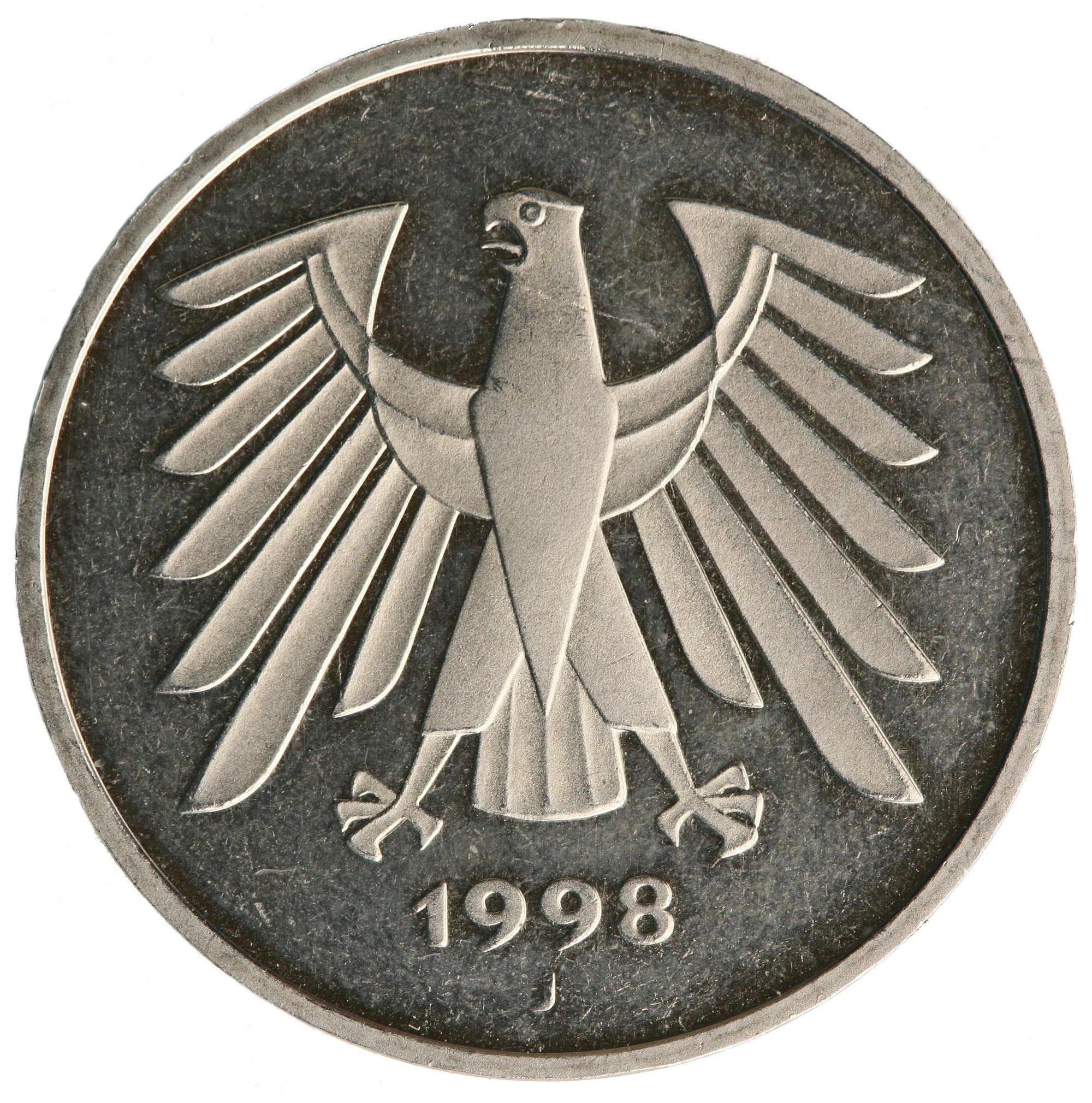5 Mark hinten